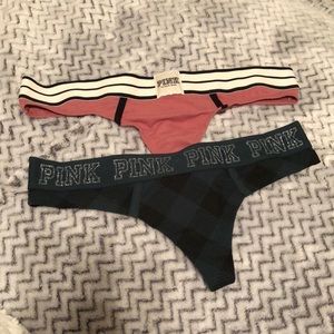 Set of 2 PINK thongs